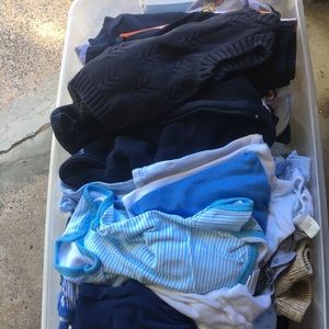 Baby boy clothes 0-9months and some toys